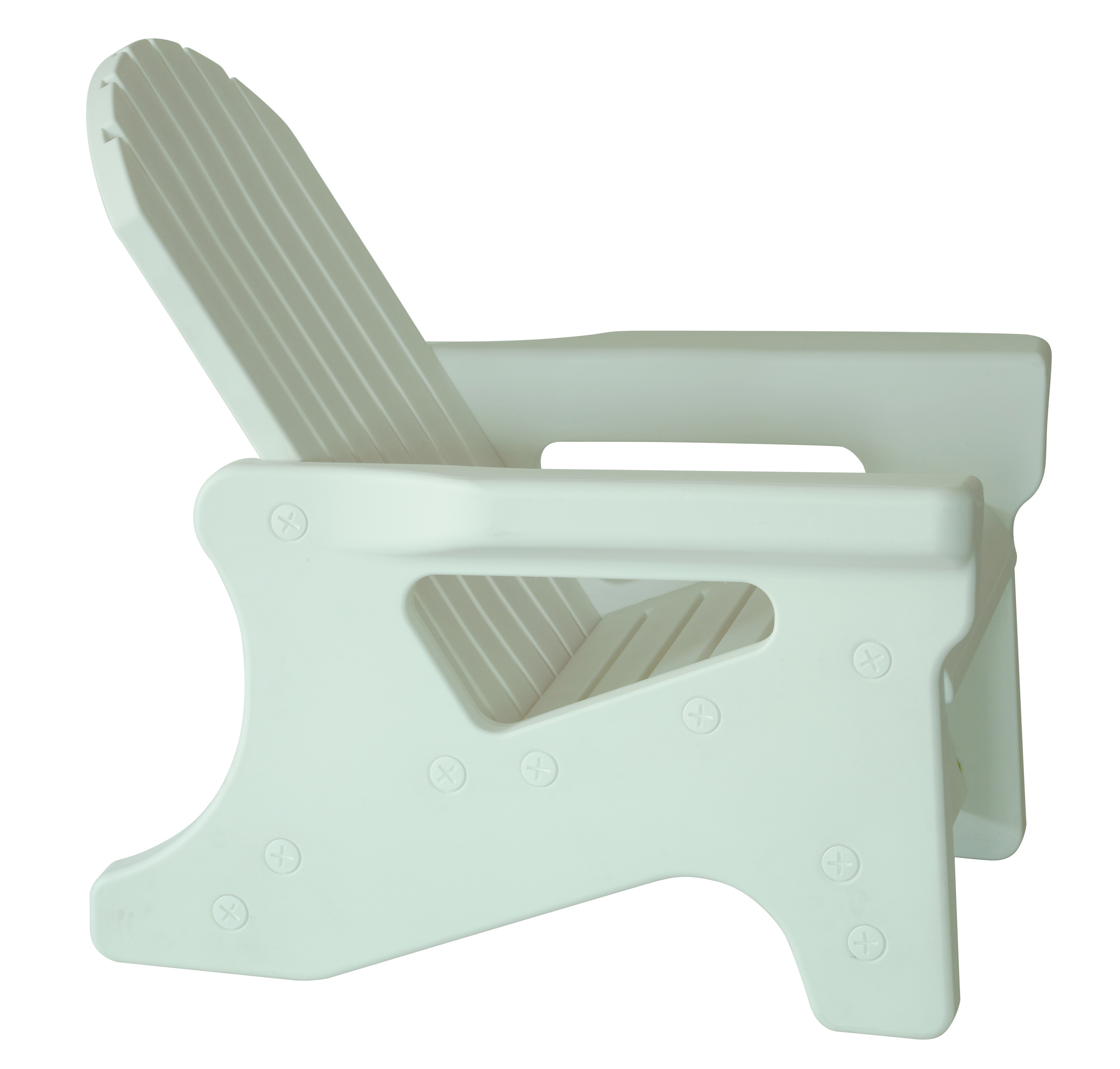 All weather Resistant HDPE plastic Adirondack Chair, Lounge Chair outdoor using