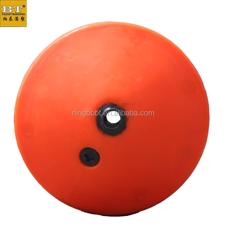 Long service life plastic buoy floating barrier for aquaculture/water trash recycling