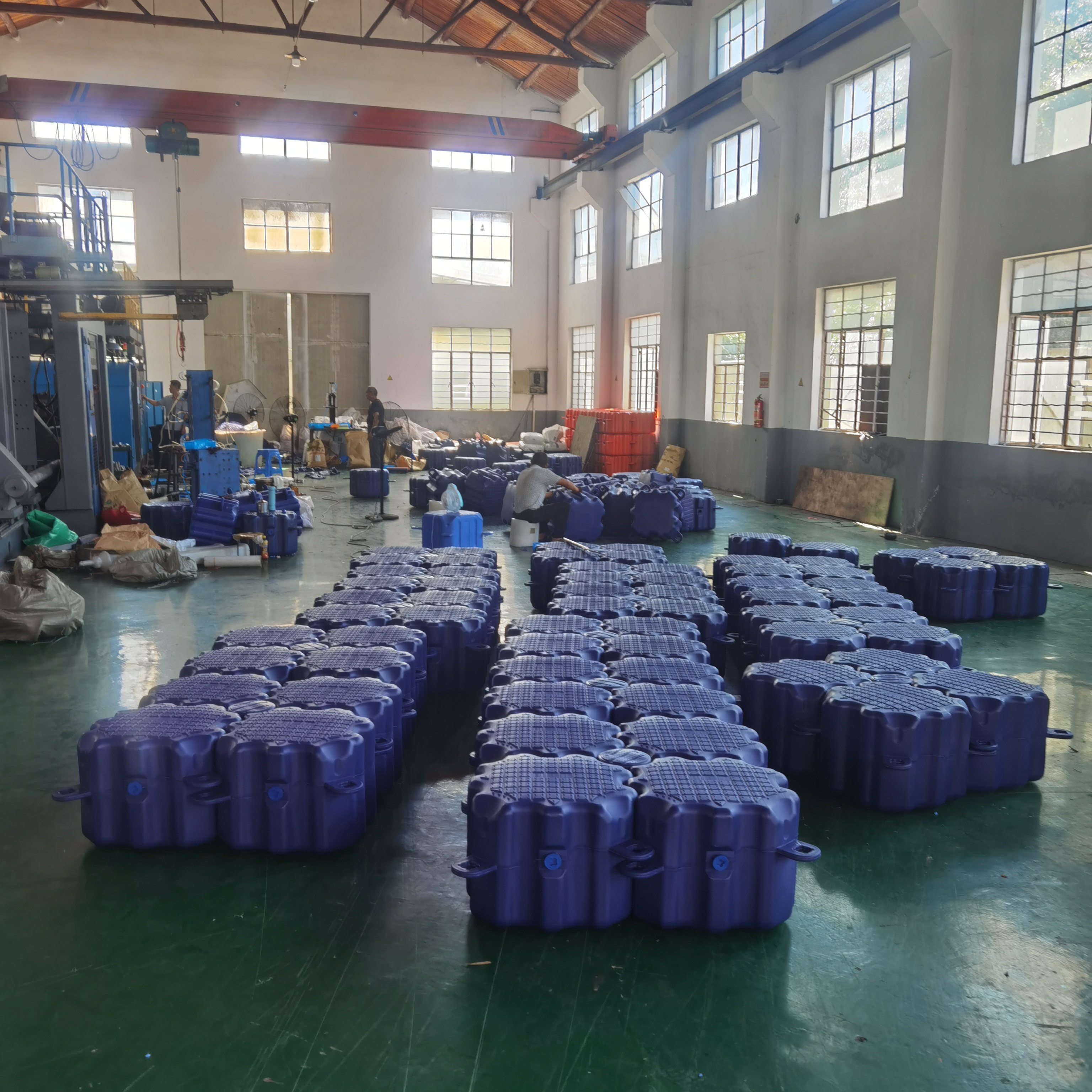 HDPE Modular Dock Blocks Floating Docks Cubes Floating Bridge Walkway Jetty Boat Dock System