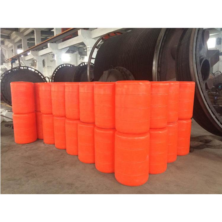 Marine floating barrier buoy floater for bridge bottom water