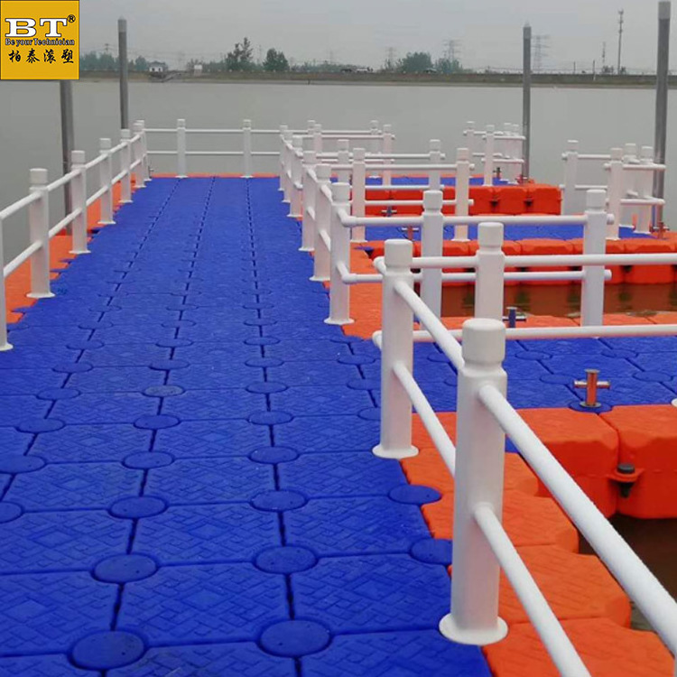 Factory hot sale jet ski boat float dock boat lift dock and strong marina plastic pontoon cube float