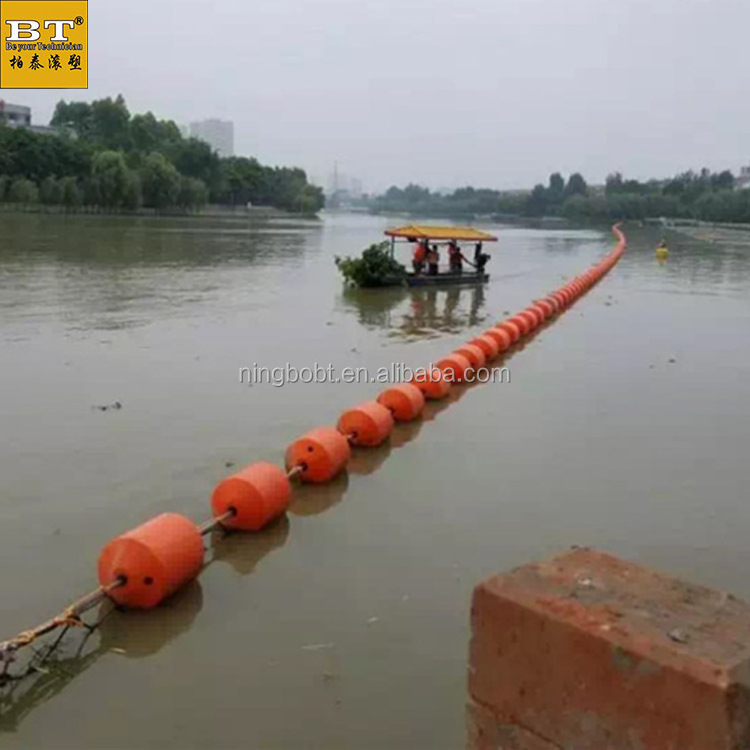 LDPE and EPS Foam Filled Waterway Buoy Marine Floating Barrier Buoy Cylinder Floating Buoy