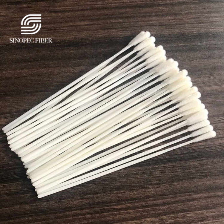 100% Nylon Flock Swab Micro Fiber 3dx0.8mm White Testing Samles Swab Nylon Flock Powder