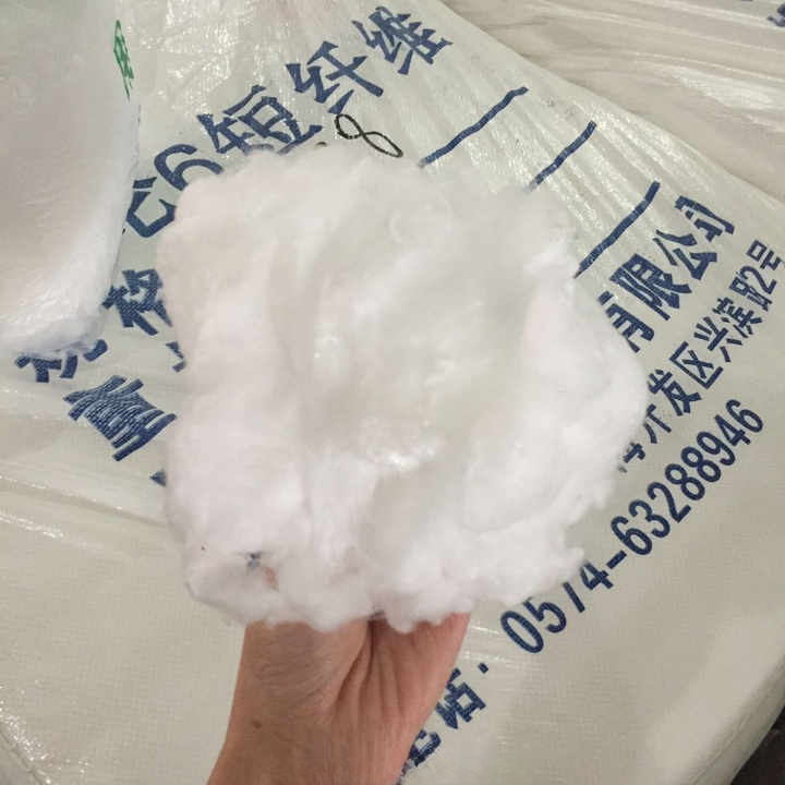 Bosilun Cationic Staple Fiber 1.5dx38mm Modified Polyester Fiber Instead Of Acrylic Fiber