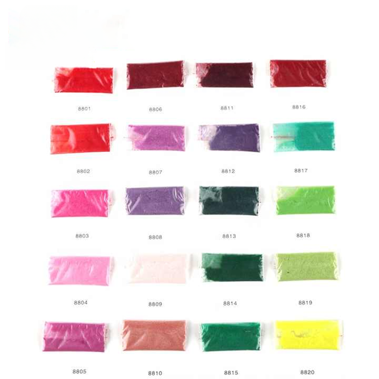 Electrostatic Flocking Powder 100% Nylon 66 Flock Bright For Short Cut Velvet Fabric