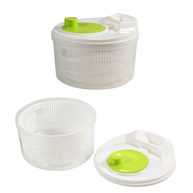 Wholesales Cheap Large Plastic Manual Vegetable and Fruit Spinner Salad Spinner