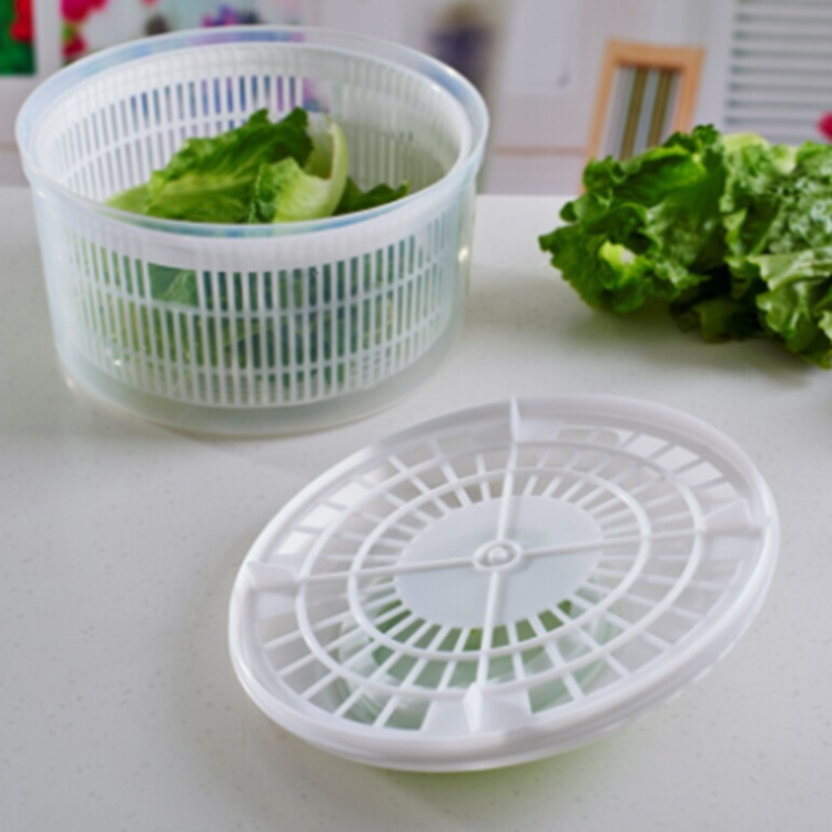 Wholesales Cheap Large Plastic Manual Vegetable and Fruit Spinner Salad Spinner