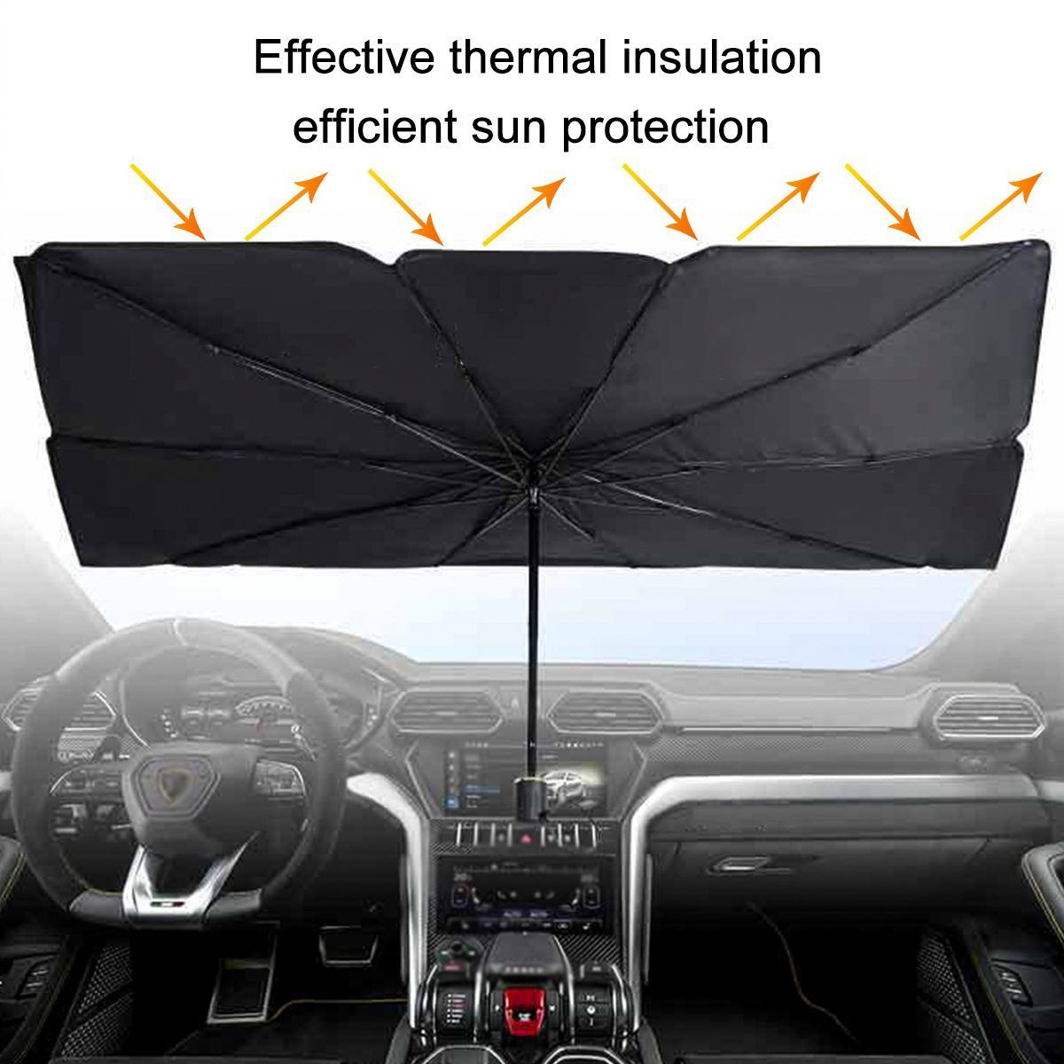 Car Window Windshield Sunshade Umbrella,Foldable Car Sun Umbrella Block Heat UV for Sun Protection