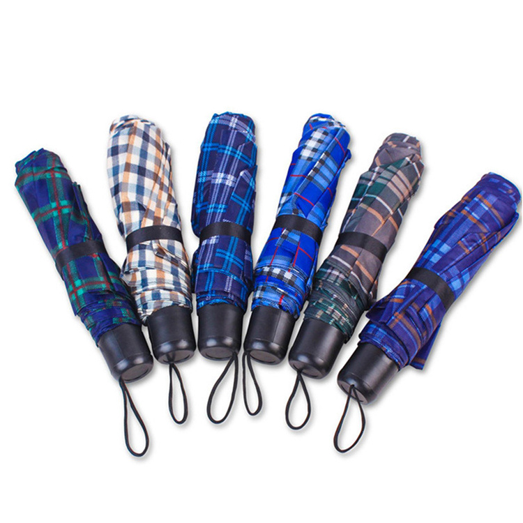 Chinese Manufacturer High Quality Promotional 3 Folding Umbrellas, Wholesale Cheap Customized Rain Payung With Logo Prints