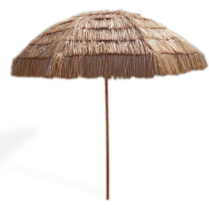 8' Hawaiian Pool Patio Thatched Beach Tiki Umbrella