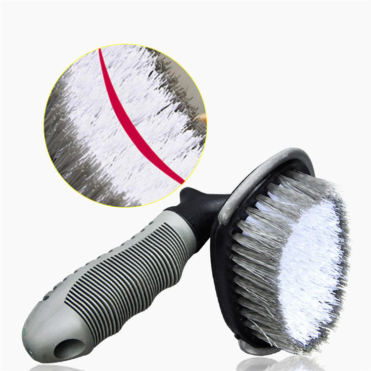 Car Wheel Brush Tire Cleaning Brushes Tools Car Rim Scrubber Cleaner Duster Handle Motorcycle Truck Wheels Car Detailing Brush