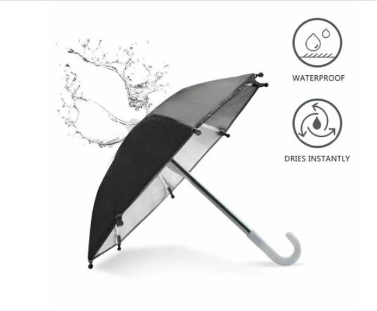 New Arrival Waterproof Portable Mini Parasol Alloy Sun Shade Bicycle Umbrella For Riding Motorcycle Phone Holder umbrella