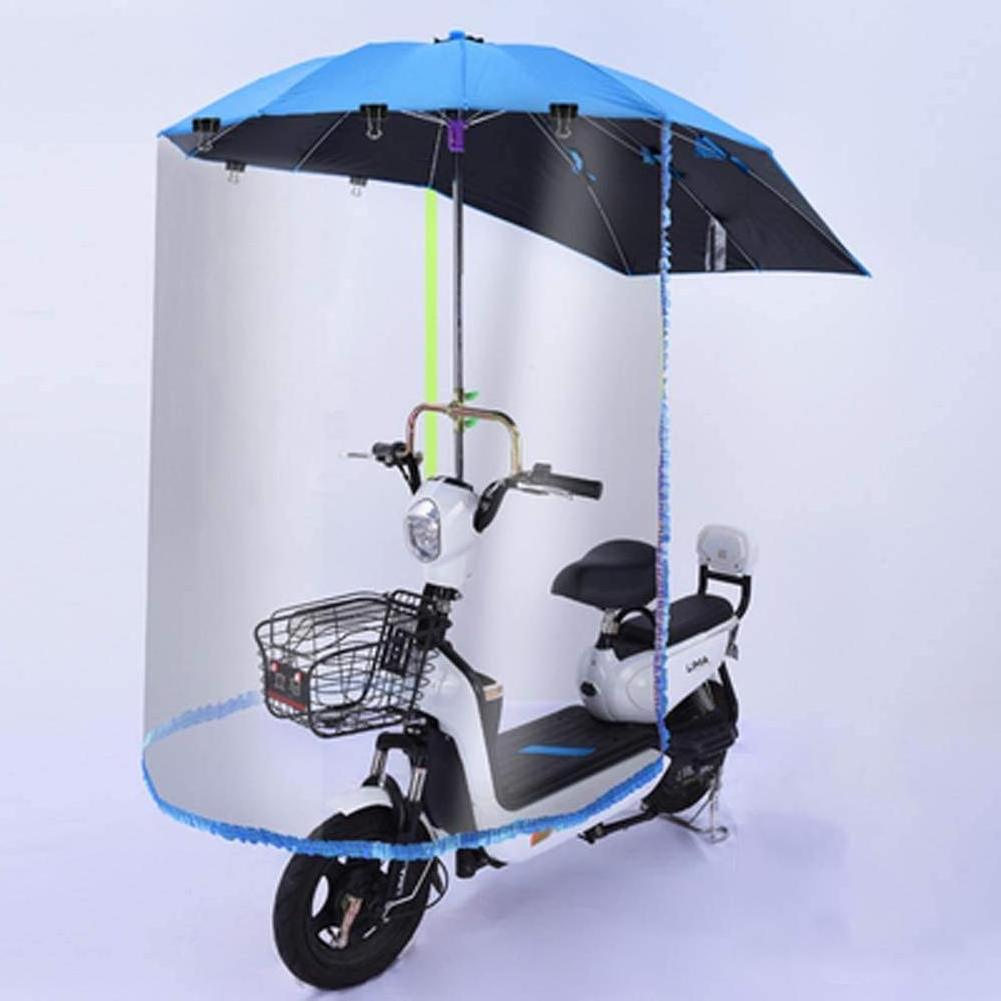 Motorcycle Umbrella Sun Shade Rain Cover,Universal Car Motor Scooter Umbrella Mobility Sun Shade Rain Cover