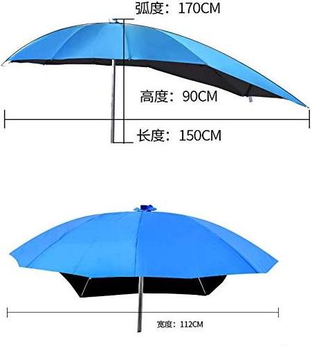 Motorcycle Umbrella Sun Shade Rain Cover,Universal Car Motor Scooter Umbrella Mobility Sun Shade Rain Cover