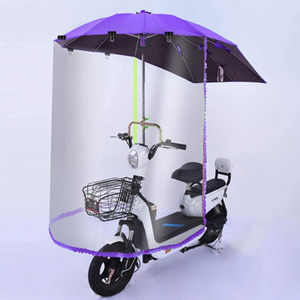 Motorcycle Umbrella Sun Shade Rain Cover,Universal Car Motor Scooter Umbrella Mobility Sun Shade Rain Cover