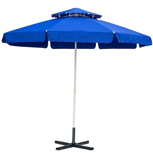 Outdoor Furniture Garden Double Canopy Umbrella Large Parasol 3m Patio Parasol Economic Umbrellas For Beach