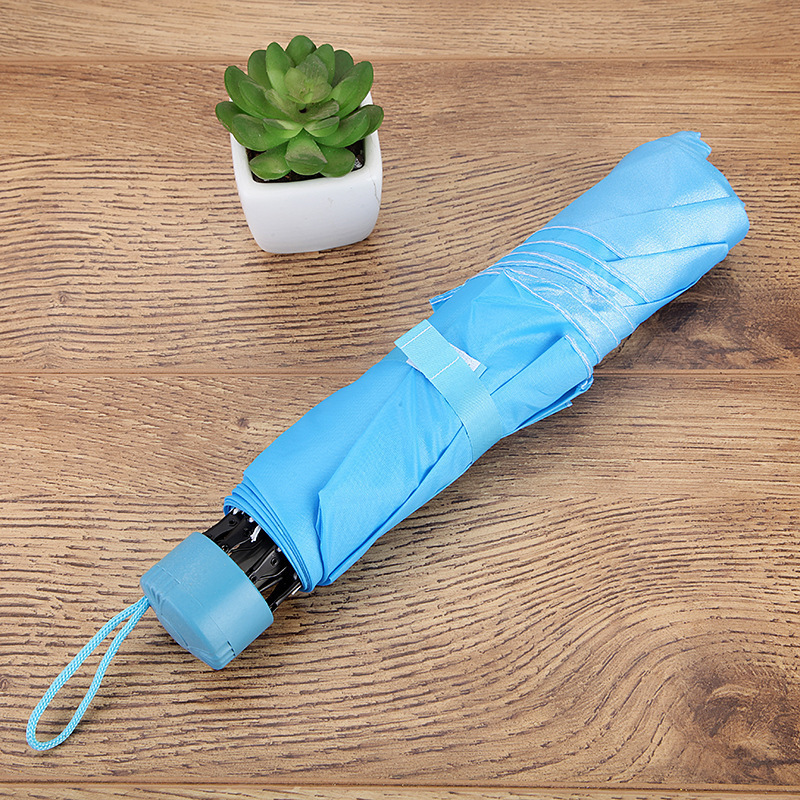 Hot Sale Three Fold Manual Advertising Umbrella for Commercial Use In Sunny and Rainy Days