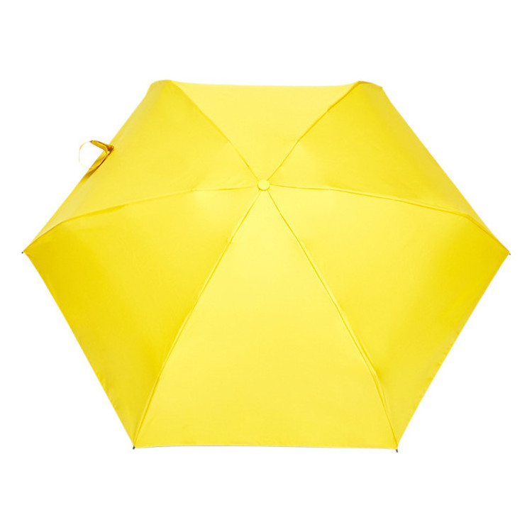 Quality Capsule Mini Pocket Umbrella Clear Windproof 5 Folding Umbrellas Women Compact Rain Umbrella