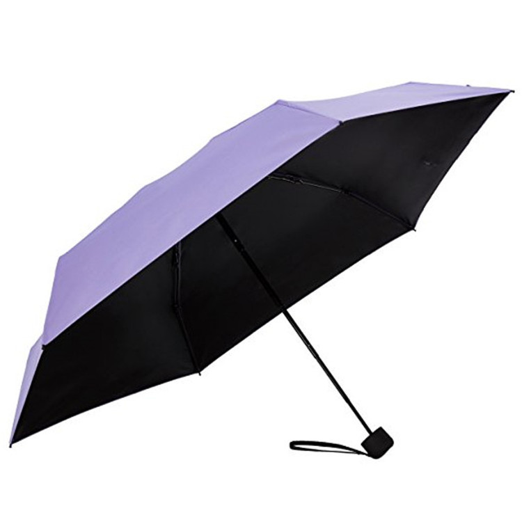 Mini Compact Sun Rain Travel Umbrella Lightweight Portable Outdoor fold Umbrella with 95% UV Resistant