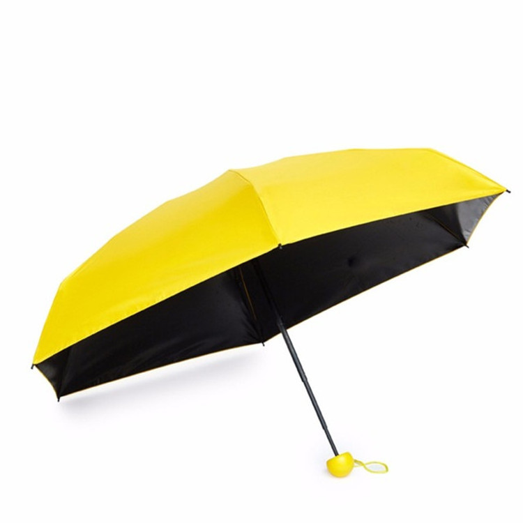 Anti UV UPF 50 + Mini Capsule folding umbrella Item Polyester Material sun umbrella