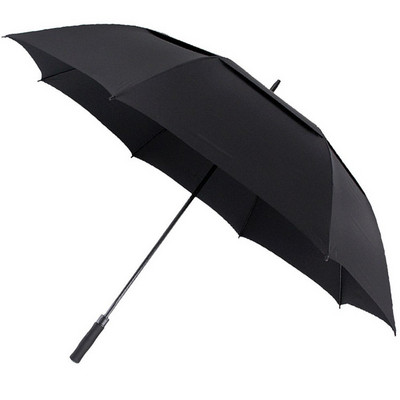 Double Canopy Vented Automatic Open Large 62 Inch Windproof Stick Golf Umbrella