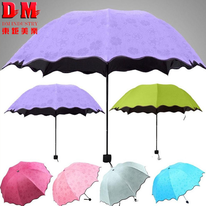 High Quality Promotional Sun Magic Change Color Magic Umbrella,Color Changing Umbrella