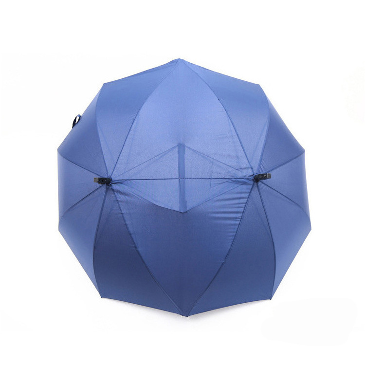 2018 Innovate portable Promotional Double Shaft Twins Lover Couple Umbrella