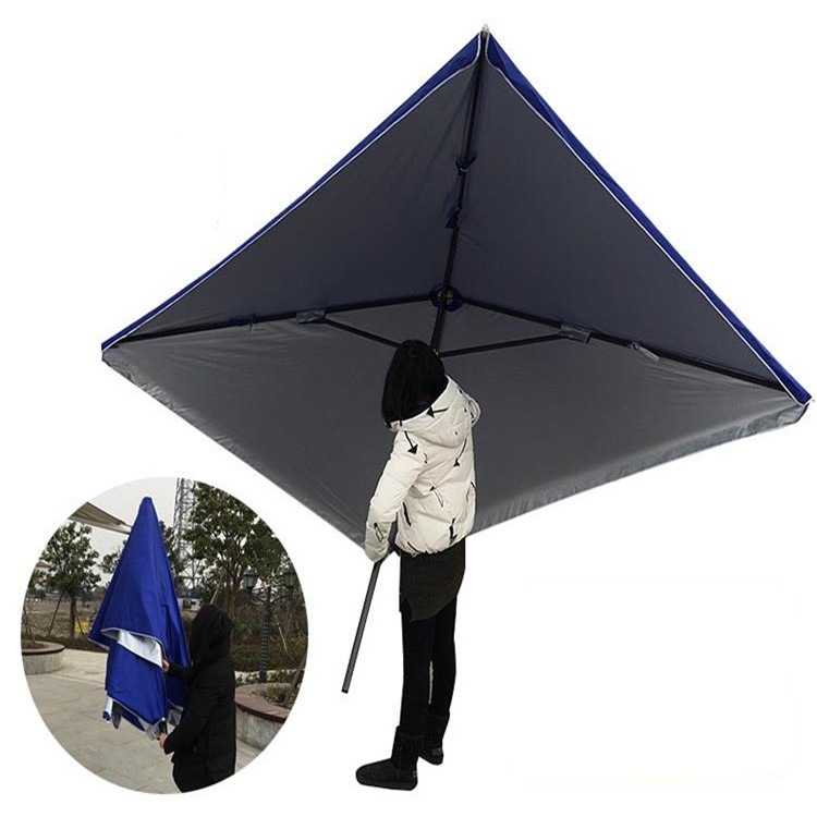 square outdoor patio solar umbrella custom print garden big beach umbrella