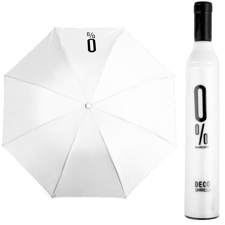 Promotional Colourful Foldable Wine Bottle Umbrella with Custom Logo