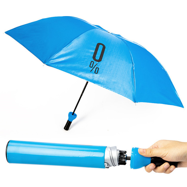 Promotional Colourful Foldable Wine Bottle Umbrella with Custom Logo