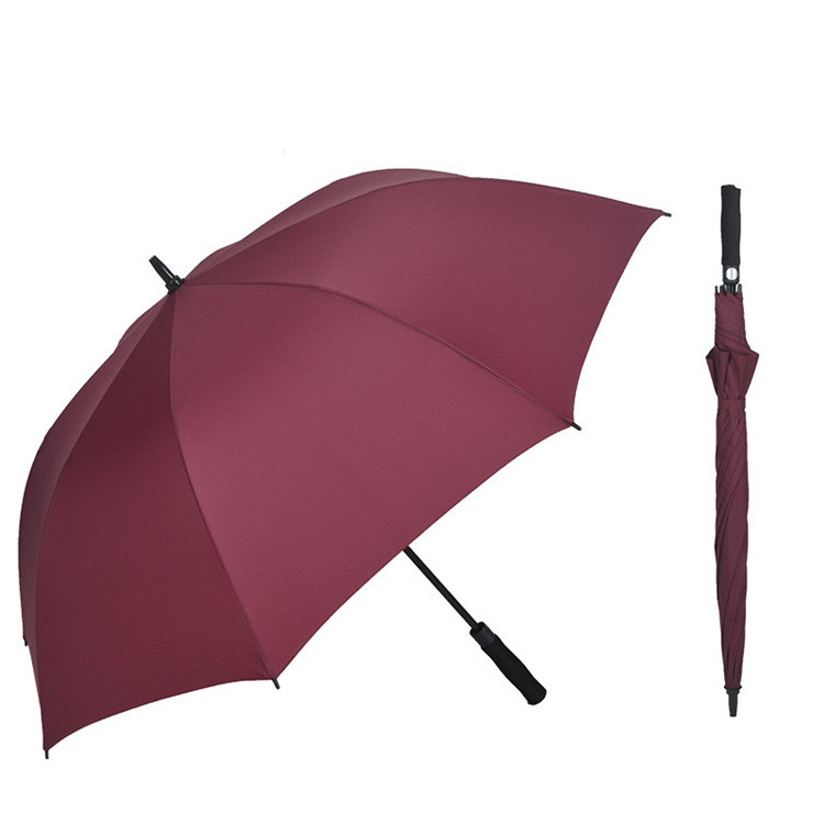 Wholesale windproof cheap custom print golf umbrella no minimum