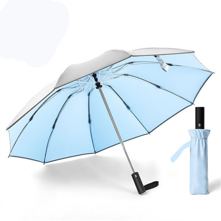 High quality folding full body umbrella custom parasol 3 fold automatic reverse umbrella