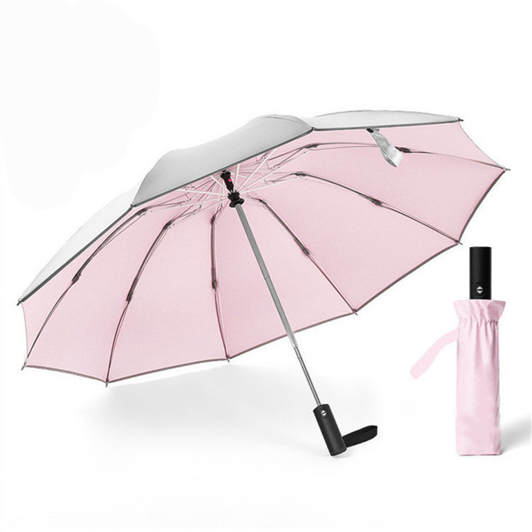 High quality folding full body umbrella custom parasol 3 fold automatic reverse umbrella