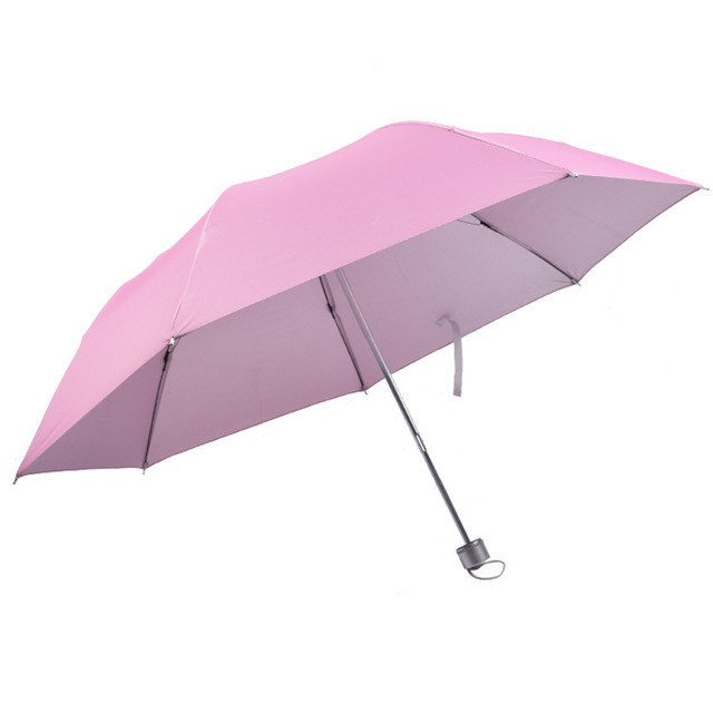 hot sell wholesale Cheap price buy bulk Sliver coated folding umbrellas with logo prints