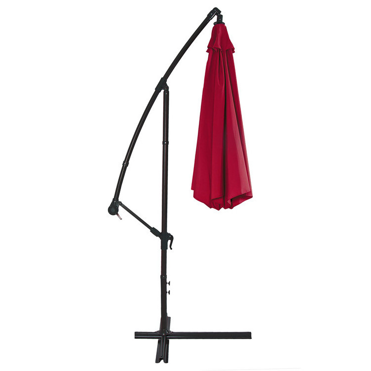 10ft Adjustment Offset Hanging Outdoor Market Patio Umbrella with Tilt