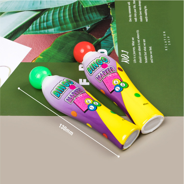 2 pcs Jumbo Bingo Card Non-toxic Dabber Bingo Daubers Dot Markers