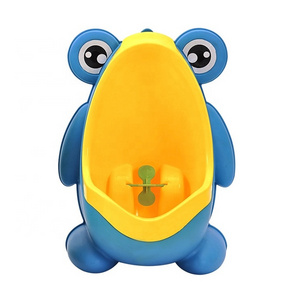 New Design  Cartoon  Frog Baby Portable Potties Training Boys Cute Standing Urinal Toilet