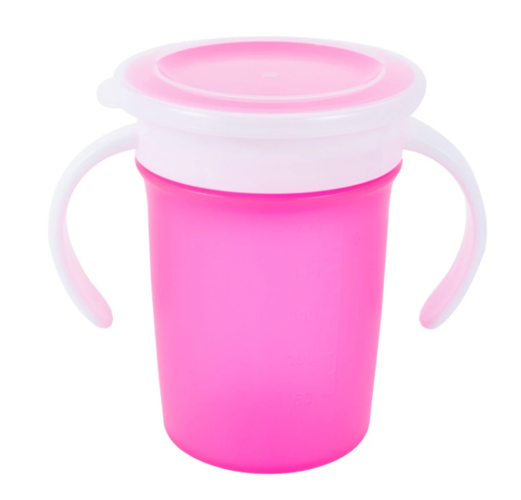 BEST BPA Free Baby  Kids Training Cup Miracle Magic  Choke Proof Water Cups   with Handles Baby Bottle Standard