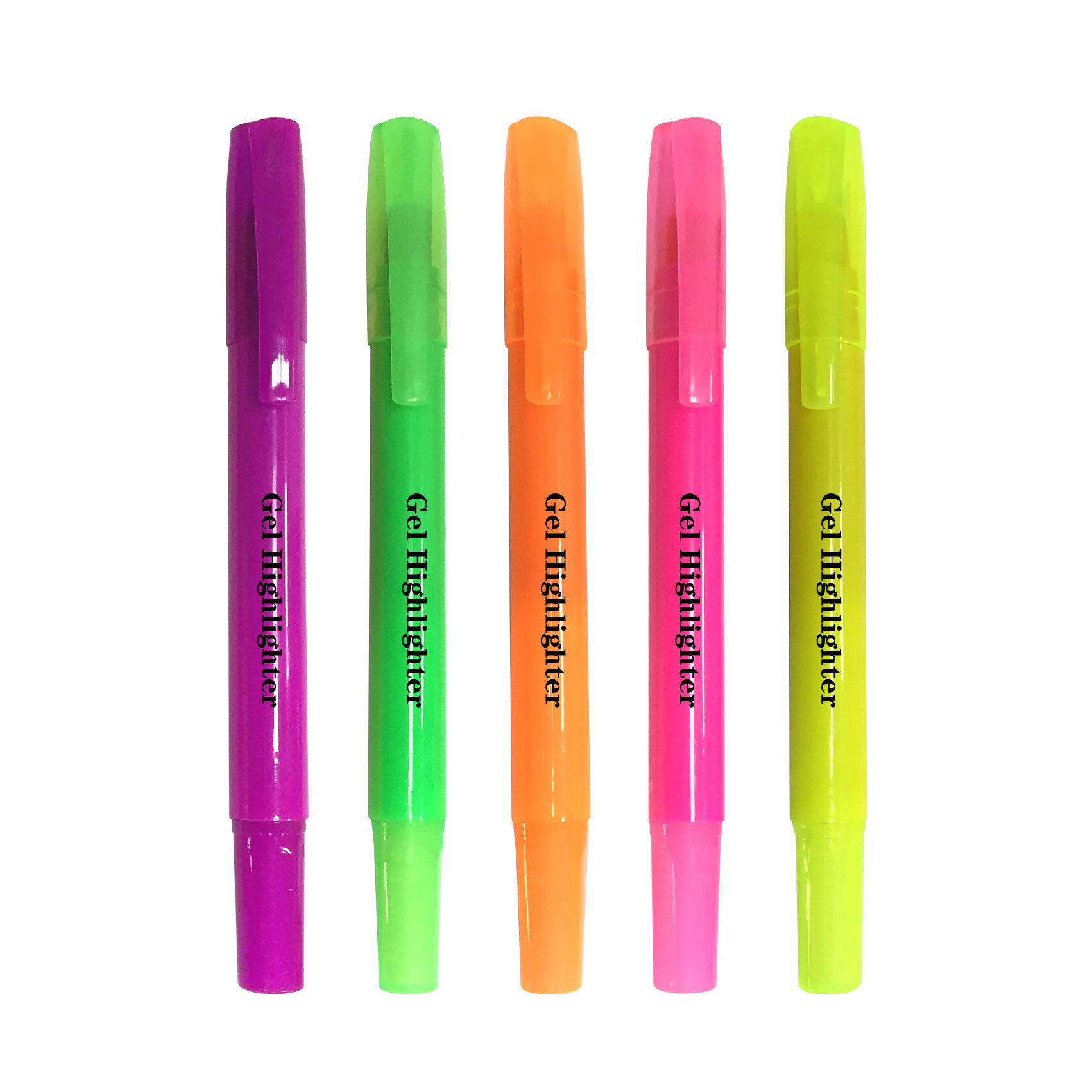 Unique Promotional Cute Gel Solid Twisted Highlighters Marker Pen Bible crayon