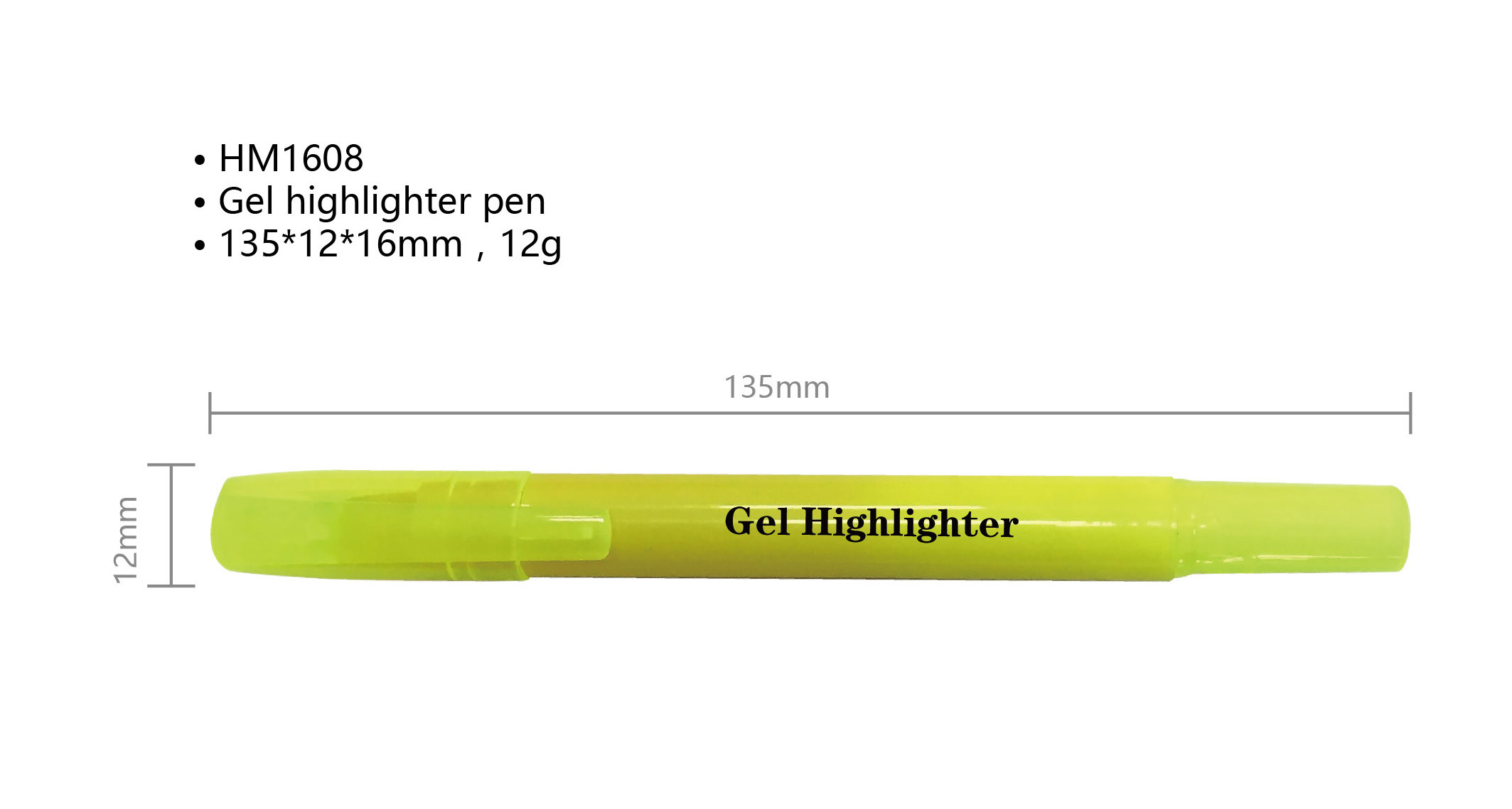 Unique Promotional Cute Gel Solid Twisted Highlighters Marker Pen Bible crayon