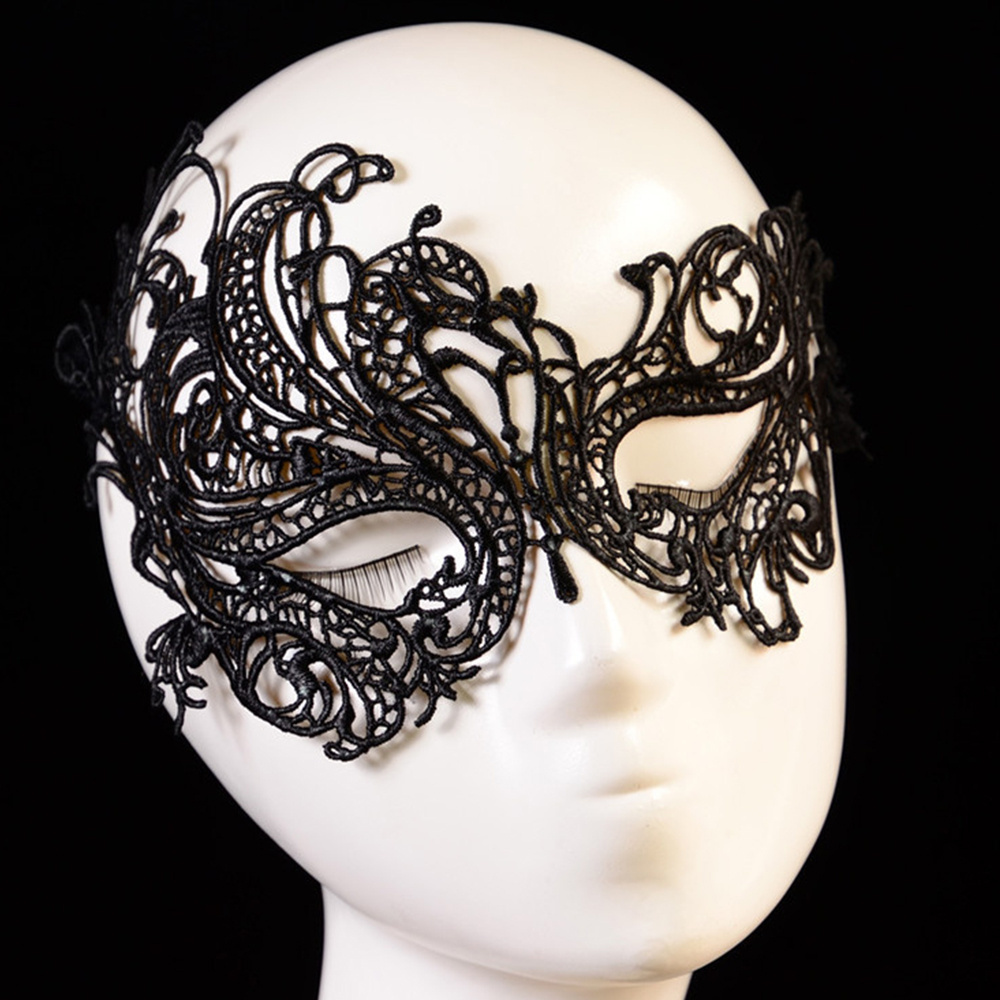 Women Black Sexy Lace Eye Party Masks for Masquerade Venetian Carnival Prom Party Masks