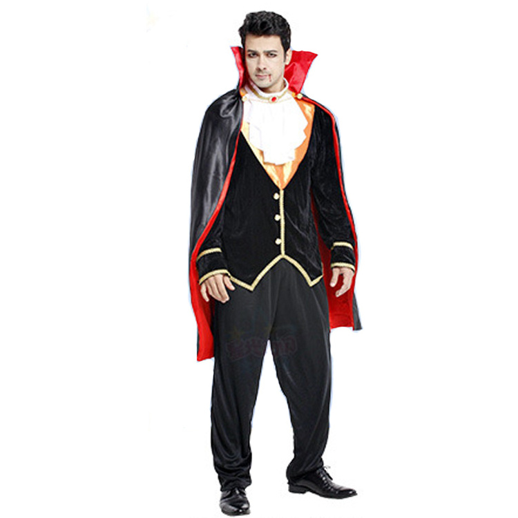 Halloween costumes adult cosplay gothic vampire man costume