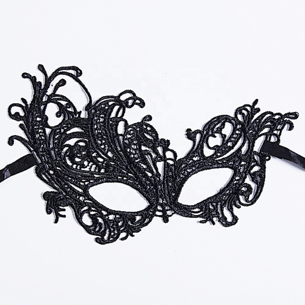 Women Black Sexy Lace Eye Party Masks for Masquerade Venetian Carnival Prom Party Masks