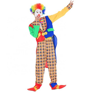 Funny Clown Carnival Party Costume Kids Cosplay Costumes Cartoon Suit Women Adults Picture Tv & Movie Costumes Men 1 Set/pvc Bag