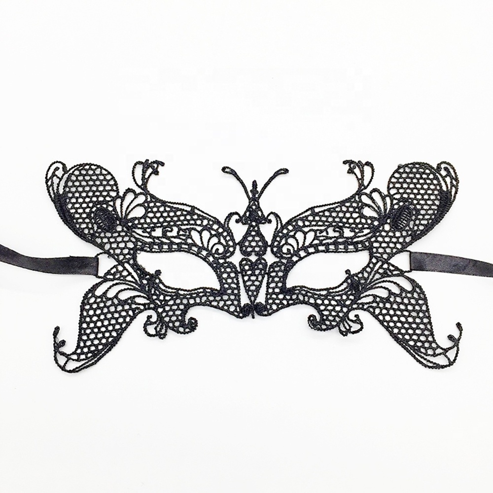 Women Black Sexy Lace Eye Party Masks for Masquerade Venetian Carnival Prom Party Masks