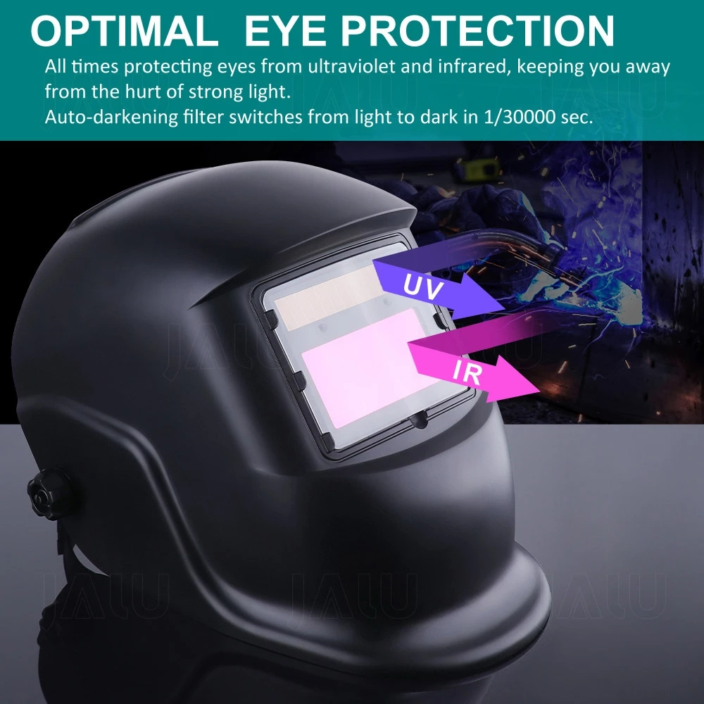 Iron Man Welding Hood  Automatic True Color Solar Power  MIG MMA Auto Darkening Electric Welding Helmet