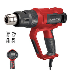 2000W Dual Temperature Settings Digital Heat Gun Kit for Crafts, Shrink Wrapping/Tubing, Paint Removing