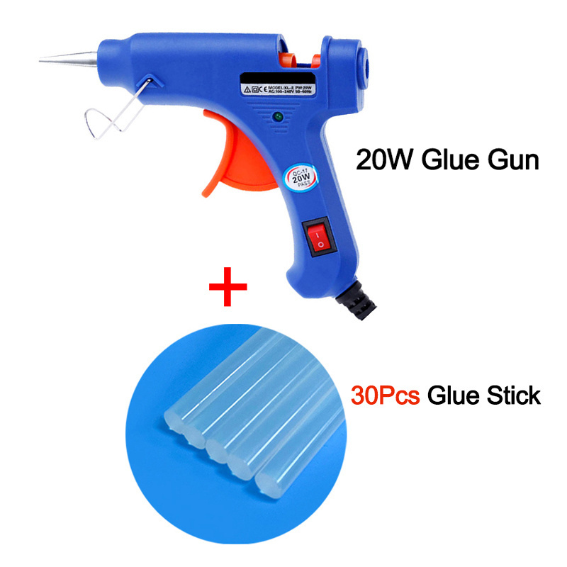 Repair Tool Heat Heavy Duty  Mini 20W Electric Hot Glue Gun