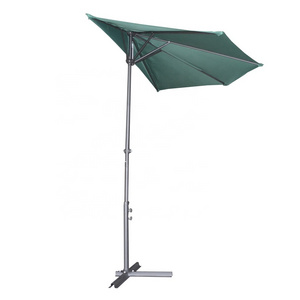 Half patio umbrella with stand half parasol garden umbrella