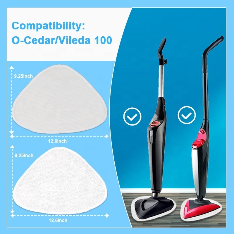 Wholesale Factory Price Replacement Mop Refills for Vileda 100 Spray Mop Microfiber Steam Mop Pad